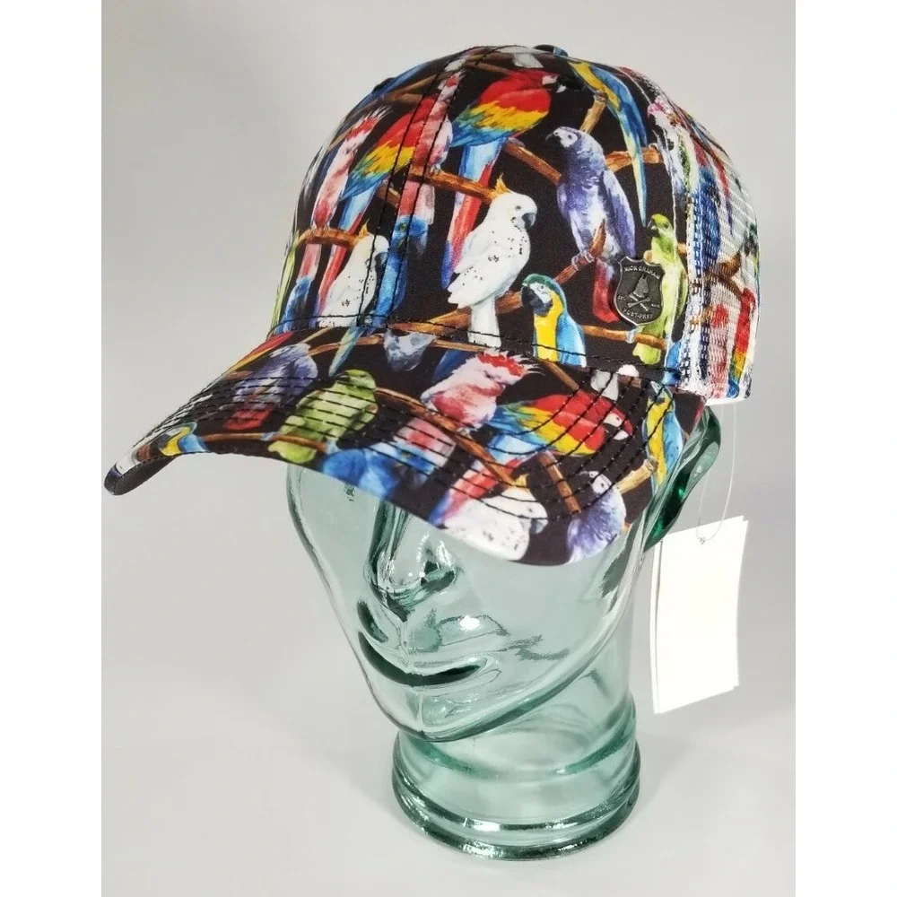 Nick Graham Trucker Parrot Head‎ (Buffet Margaritaville Style) Baseball Cap Hat